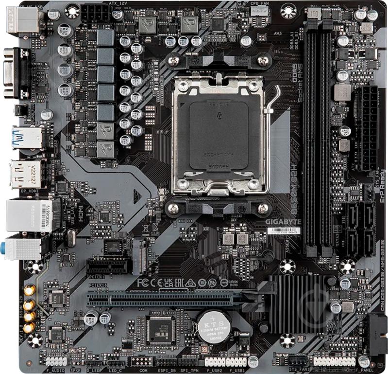 Материнська плата Gigabyte B650M S2H (Socket AM5, AMD B650, micro ATX) - фото 1