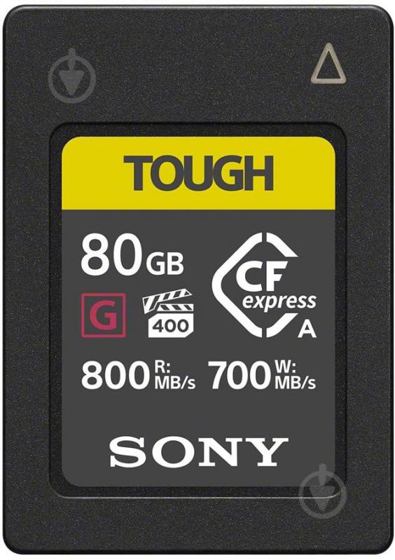 Карта памяти Sony CFexpress 80 ГБ UHS-IUHS-II Class 3 (U3) (CEAG80T.SYM ) Tough - фото 1