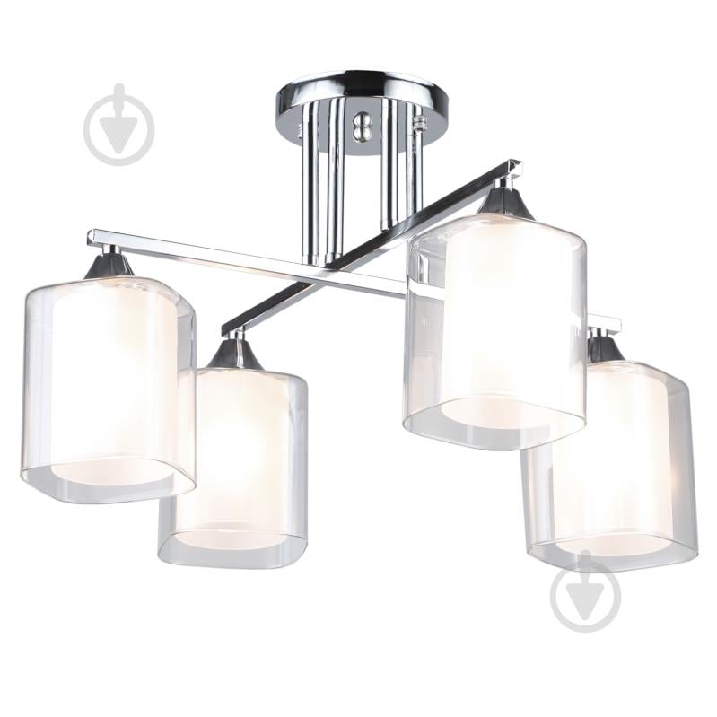 Люстра потолочная Victoria Lighting 4x60 Вт E27 хром Elision/PL4 chrome - фото 1