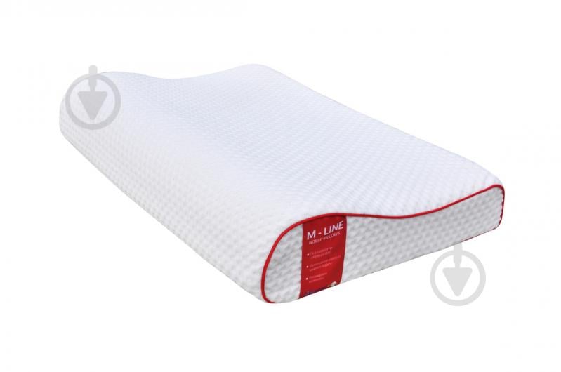 Подушка Noble Ergowave Highfoam 58x40x10,5 см белый - фото 1