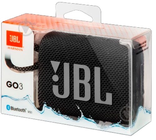 Портативна колонка JBL Go 3 1.0 black (JBLGO3BLK) - фото 12