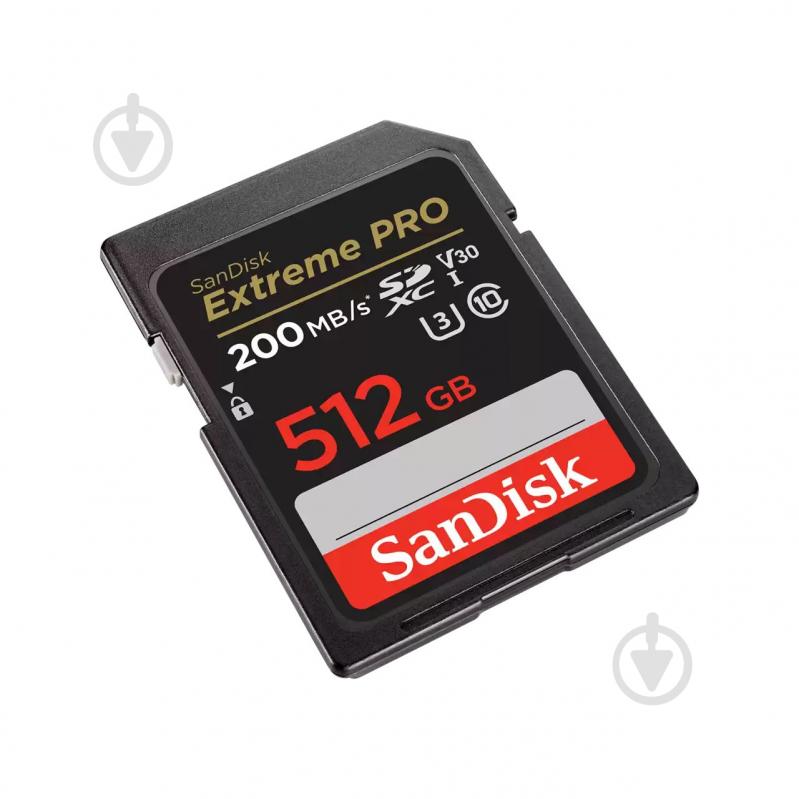 Карта памяти SanDisk SD 512 ГБ Class 10UHS-I Class 3 (U3) (SDSDXXD-512G-GN4IN ) Extreme Pro - фото 3