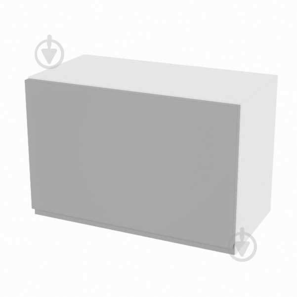 Шкаф Влада (60 Окап) серый бархат/белый Світ Меблів - фото 1 Шкаф Влада (60 Окап) серый бархат/белый Світ Меблів - фото 1