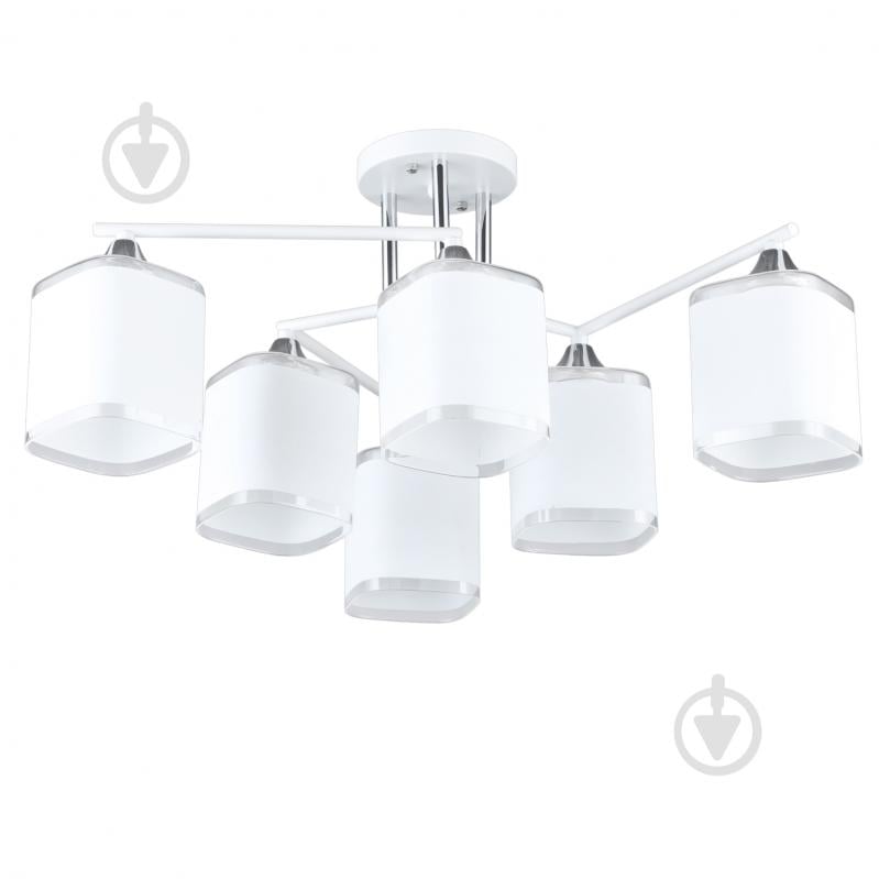 Люстра потолочная Victoria Lighting 6x40 Вт E27 белый Reuben/PL6 white - фото 1 Люстра потолочная Victoria Lighting 6x40 Вт E27 белый Reuben/PL6 white - фото 1