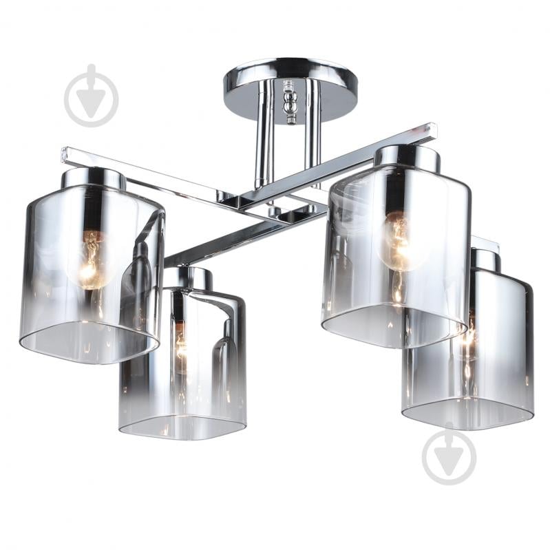 Люстра стельова Victoria Lighting 4x60 Вт E27 хром Saffron/PL4 chrome - фото 1 Люстра стельова Victoria Lighting 4x60 Вт E27 хром Saffron/PL4 chrome - фото 1