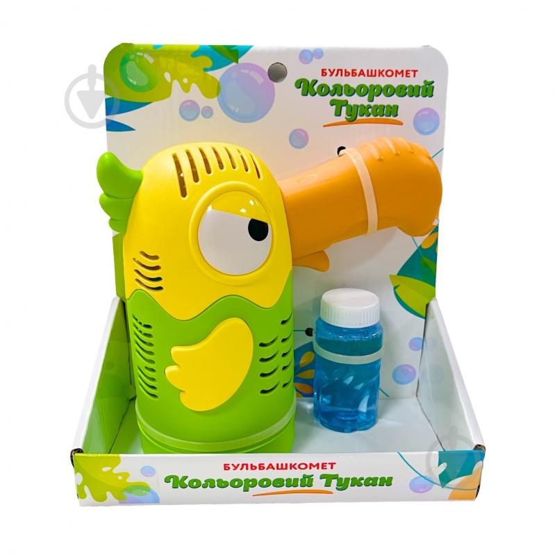 Іграшка Zhorya Бульбашкомет Кольоровий тукан 50 мл C575-16-A - фото 1 Іграшка Zhorya Бульбашкомет Кольоровий тукан 50 мл C575-16-A - фото 1