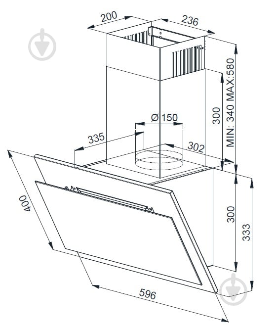 Вытяжка Beko HCA63420B - фото 7