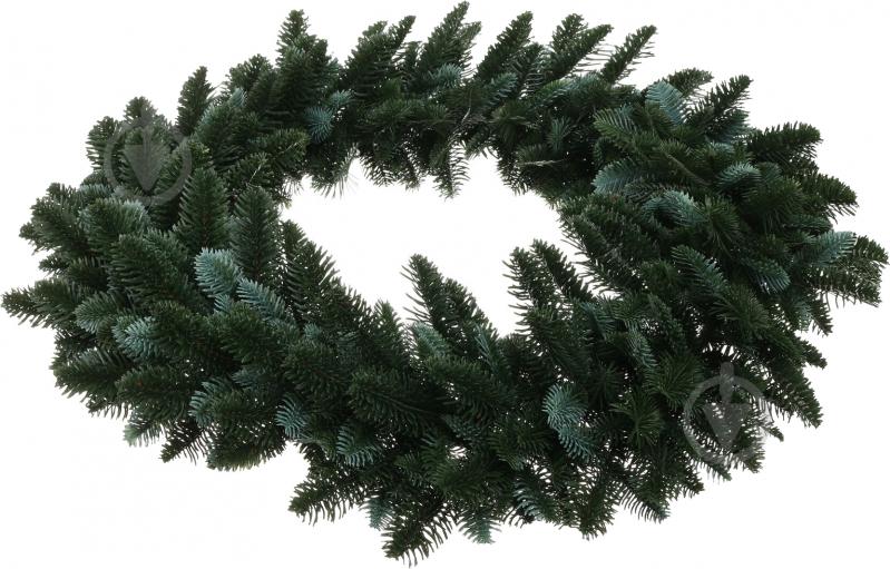 Венок новогодний литой Изумрудный большой зеленый d590 мм ВЛСвз - фото 2 Венок новогодний литой Изумрудный большой зеленый d590 мм ВЛСвз - фото 2