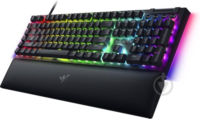 Клавіатура Razer BlackWidow V4 Yellow Switch RU (RZ03-04692500-R3R1) black - фото 3