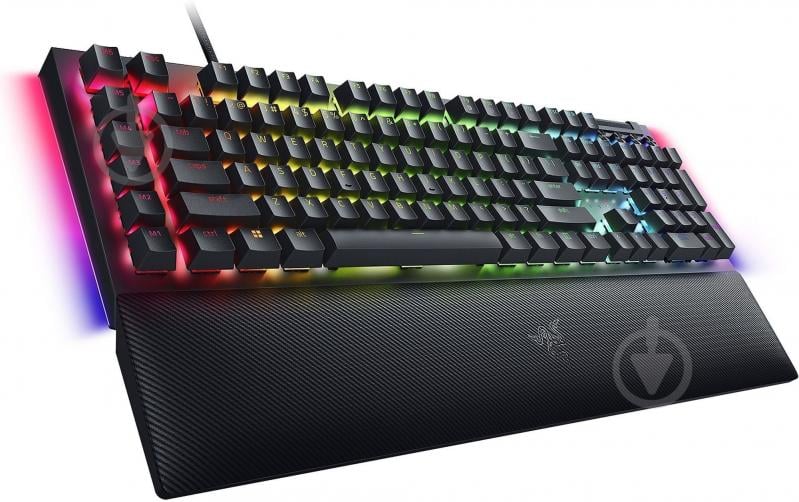 Клавіатура Razer BlackWidow V4 Yellow Switch RU (RZ03-04692500-R3R1) black - фото 5