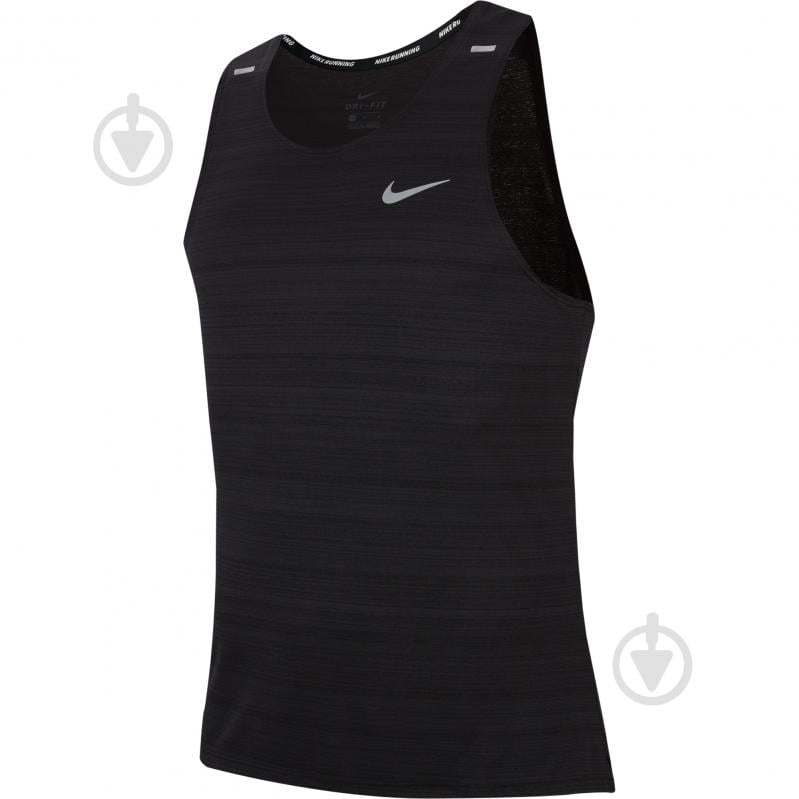 Майка Nike M NK DF MILER TANK CU5982-010 р.2XL чорний - фото 1