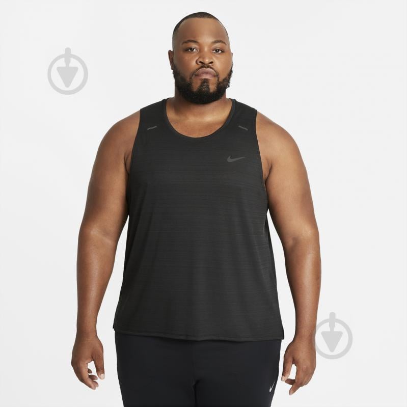 Майка Nike M NK DF MILER TANK CU5982-010 р.L чорний - фото 5