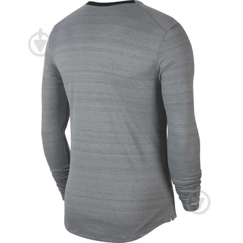 Футболка Nike M NK DF MILER TOP LS CU5989-084 р.L серый - фото 2