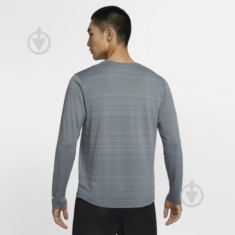 Футболка Nike M NK DF MILER TOP LS CU5989-084 р.L серый - фото 4