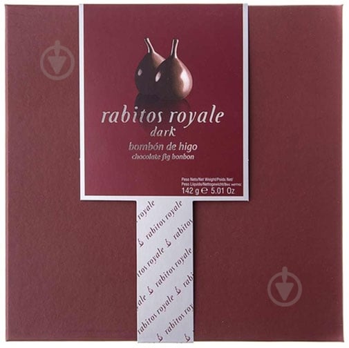 Конфеты глазированные Rabitos Royale Инжир в темном шоколаде 142 г (53321) - фото 1 Конфеты глазированные Rabitos Royale Инжир в темном шоколаде 142 г (53321) - фото 1