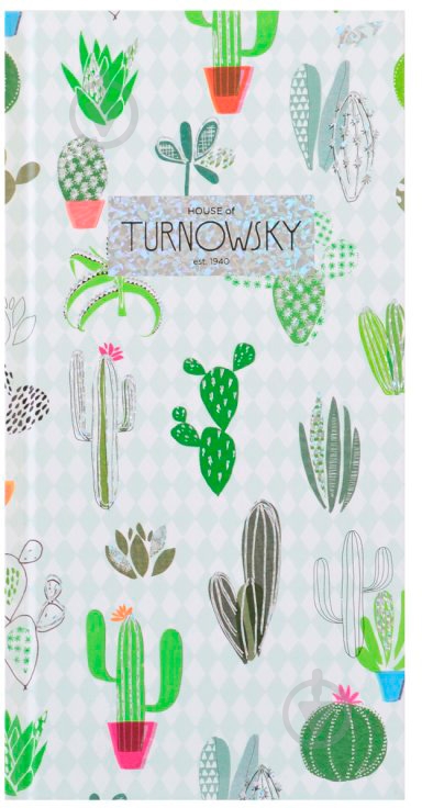Блокнот Turnowsky. Pattern сactus 20х10 см YES - фото 1