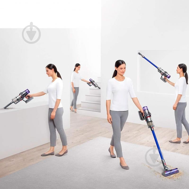 Пилосос акумуляторний Dyson SV28 V11 EU SNk/Ir/Bu(446976-01) blue - фото 11