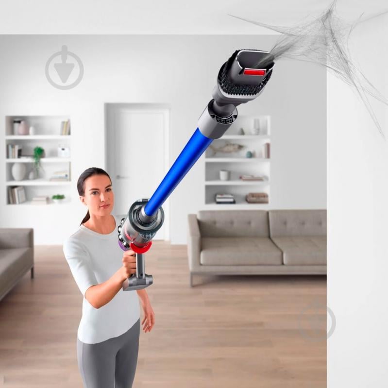 Пилосос акумуляторний Dyson SV28 V11 EU SNk/Ir/Bu(446976-01) blue - фото 8