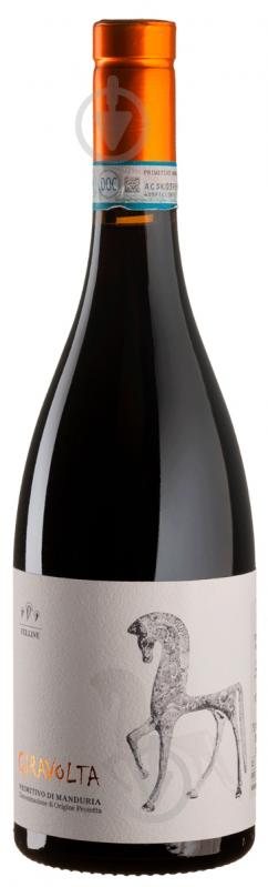 Вино Felline Primitivo Di Manduria DOP Giravolta 0,75 л - фото 1