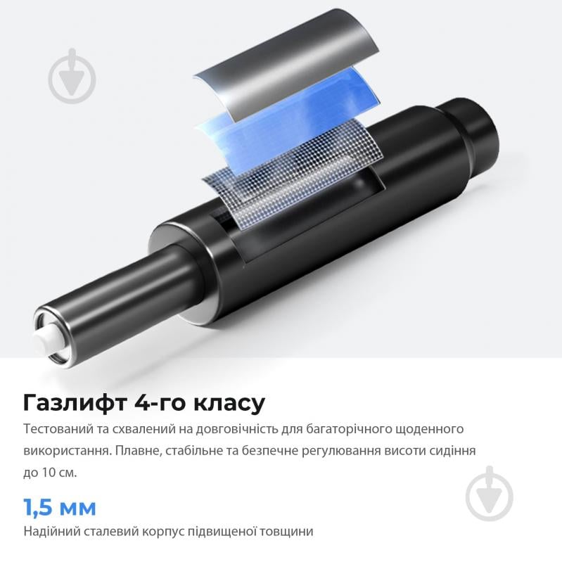 Крісло ігрове Anda Seat X-Air Mega Size XL Mesh Gray сірий - фото 18