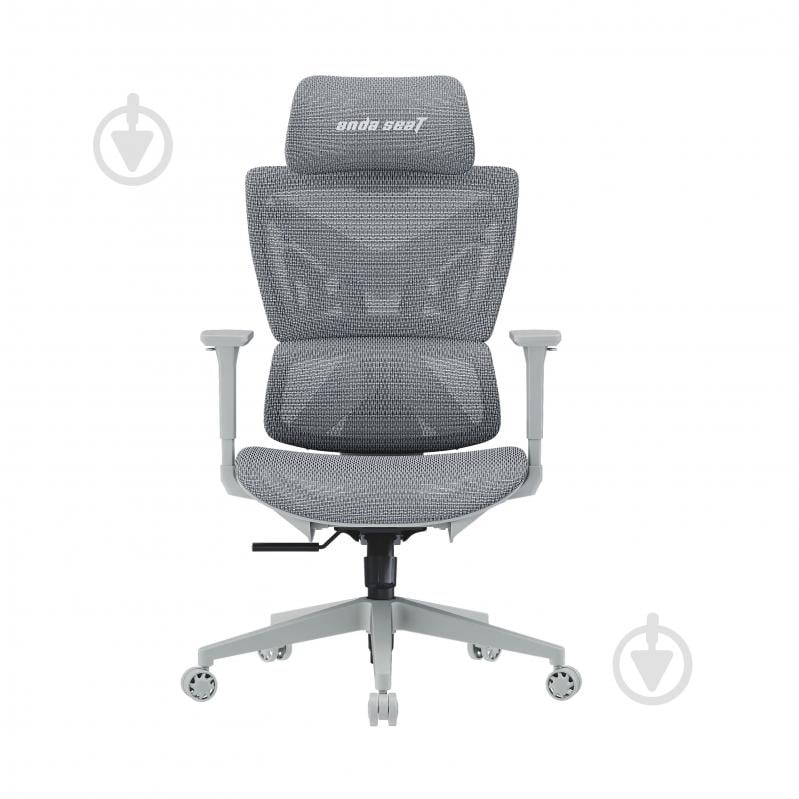 Крісло ігрове Anda Seat X-Air Mega Size XL Mesh Gray сірий - фото 1