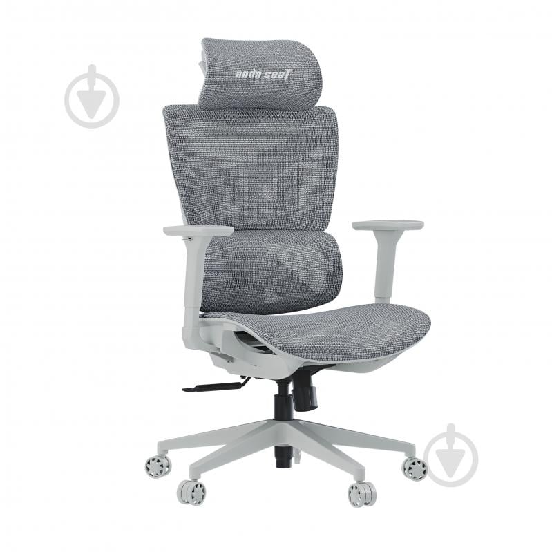 Крісло ігрове Anda Seat X-Air Mega Size XL Mesh Gray сірий - фото 2