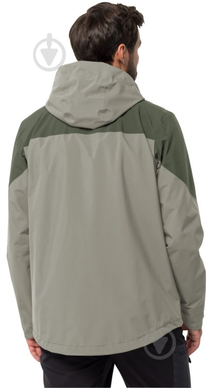 Куртка мужская Jack Wolfskin STORMY POINT 2L JKT M 1115891_5150 р.2XL зеленая - фото 2