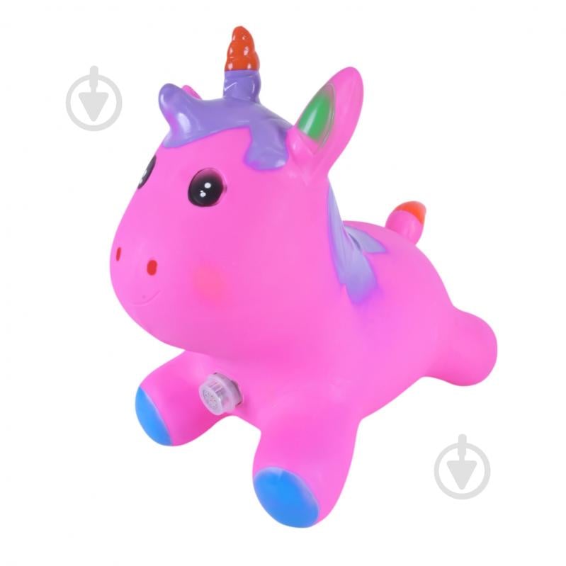 Стрибунець надувний Shantou Єдиноріг з музикою RB2520 - фото 6 Стрибунець надувний Shantou Єдиноріг з музикою RB2520 - фото 6