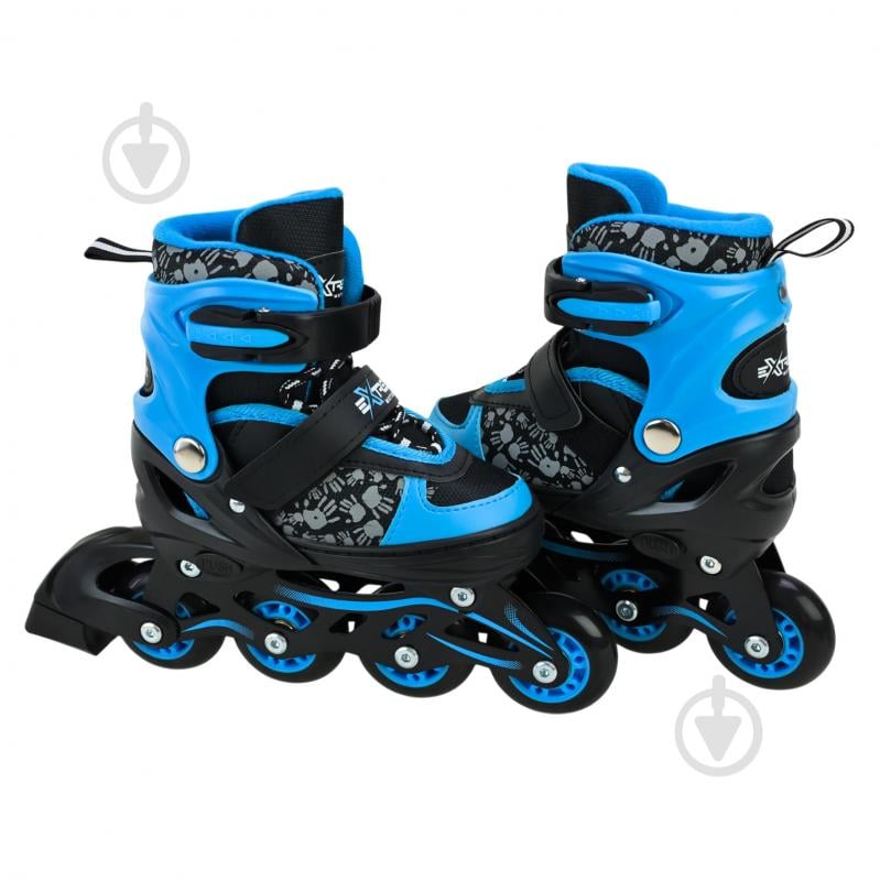 Роликовые коньки Shantou Extreme Motion M RL25422 р. 34-37 синий - фото 3 Роликовые коньки Shantou Extreme Motion M RL25422 р. 34-37 синий - фото 3