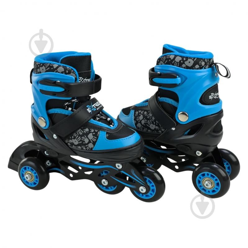 Роликовые коньки Shantou Extreme Motion M RL25422 р. 34-37 синий - фото 8 Роликовые коньки Shantou Extreme Motion M RL25422 р. 34-37 синий - фото 8