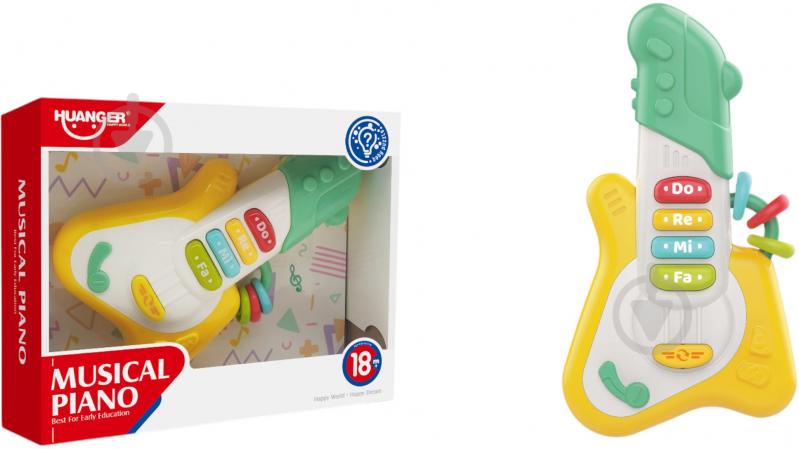 Игрушка музыкальная Huanger Гитара HE0551 - фото 1 Игрушка музыкальная Huanger Гитара HE0551 - фото 1
