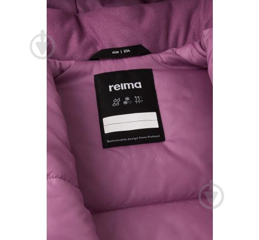 Куртка детская для девочек Reima р.104 фиолетовая 5100155A-5395 - фото 4