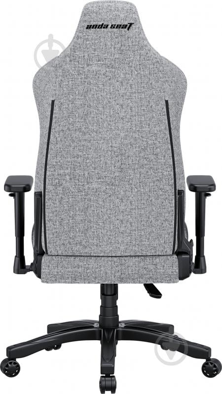 Кресло игровое Anda Seat Novis Size L Gray Fabric серый - фото 4 Кресло игровое Anda Seat Novis Size L Gray Fabric серый - фото 4