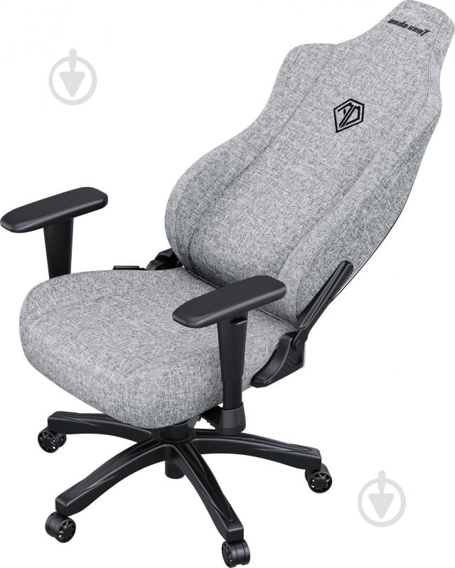 Кресло игровое Anda Seat Novis Size L Gray Fabric серый - фото 6 Кресло игровое Anda Seat Novis Size L Gray Fabric серый - фото 6