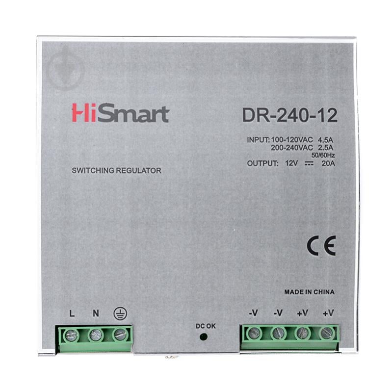 Блок живлення HiSmart 12 В 240 Вт DR-240-12 - фото 1