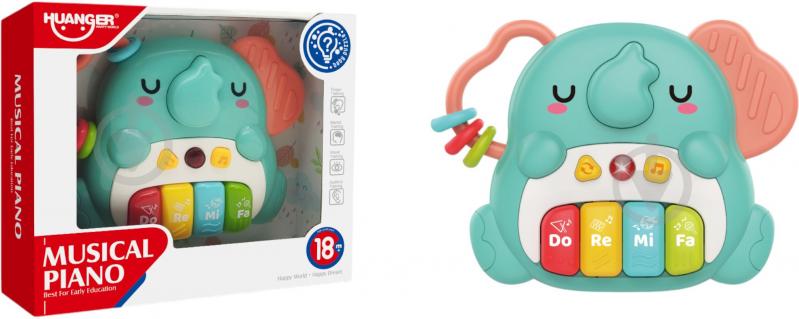 Игрушка музыкальная Huanger Пианино со звуковым эффектом HE0549 - фото 1