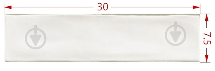 Плитка Mainzu Original Blanco 7,5x30 см - фото 2