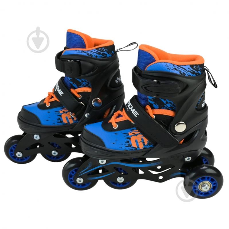 Роликовые коньки Shantou Extreme Motion M RL25425 р. 34-37 черный - фото 7 Роликовые коньки Shantou Extreme Motion M RL25425 р. 34-37 черный - фото 7