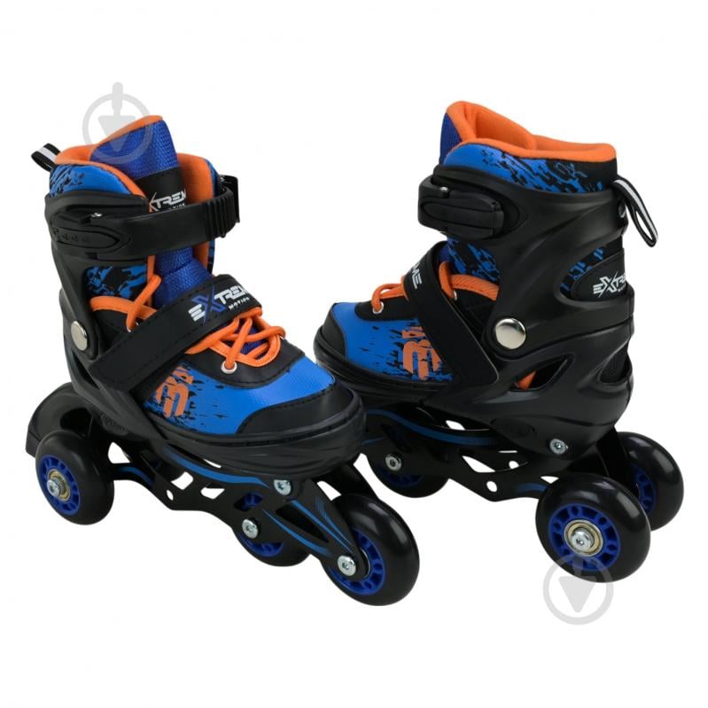 Роликовые коньки Shantou Extreme Motion M RL25425 р. 34-37 черный - фото 8 Роликовые коньки Shantou Extreme Motion M RL25425 р. 34-37 черный - фото 8