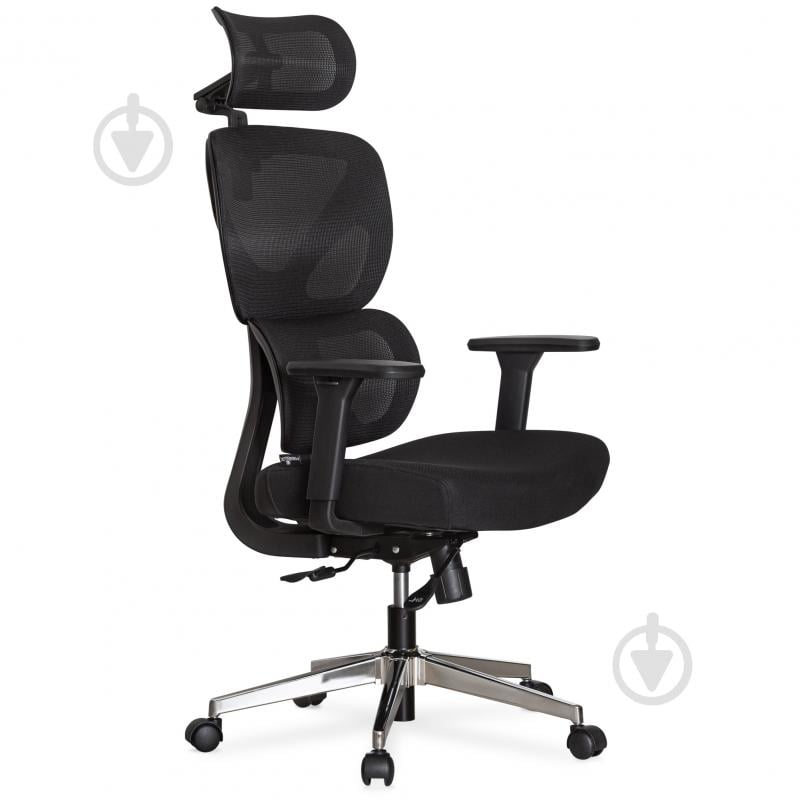 Кресло офисное Mealux D1 Air Fabric черный - фото 1