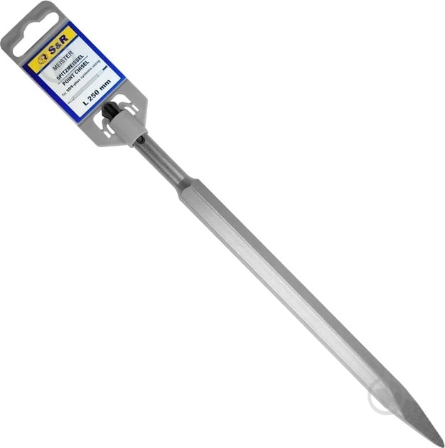 Зубило S&R Meister SDS-plus 20x250 мм 1 шт. 114201250 - фото 1