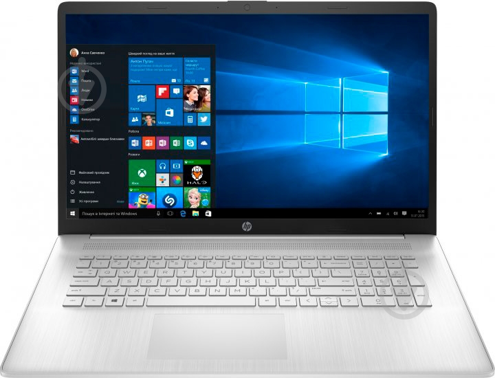 Ноутбук HP 17-cp0001ua 15,6 (423Z7EA) silver - фото 1