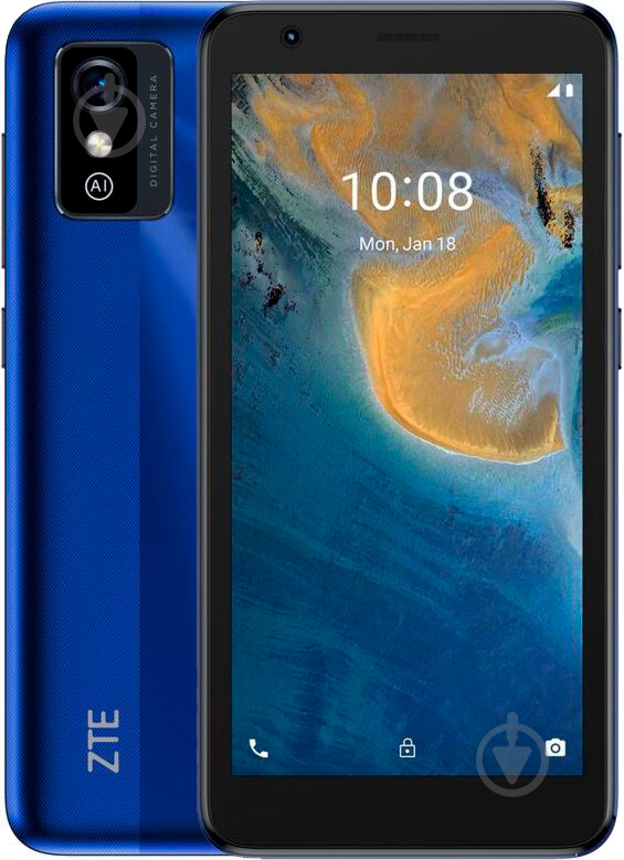 Смартфон ZTE Blade L9 1/32GB blue (Blade L9 1/32GB Blue) - фото 1