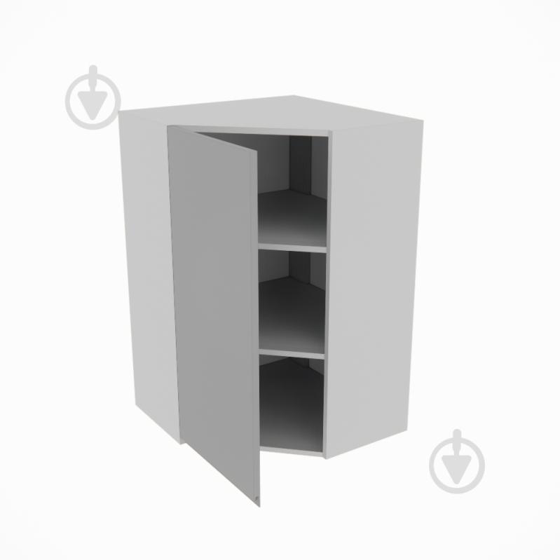 Шкаф Влада (60х60 (920)левая) серый бархат/пепельный Світ Меблів - фото 2 Шкаф Влада (60х60 (920)левая) серый бархат/пепельный Світ Меблів - фото 2