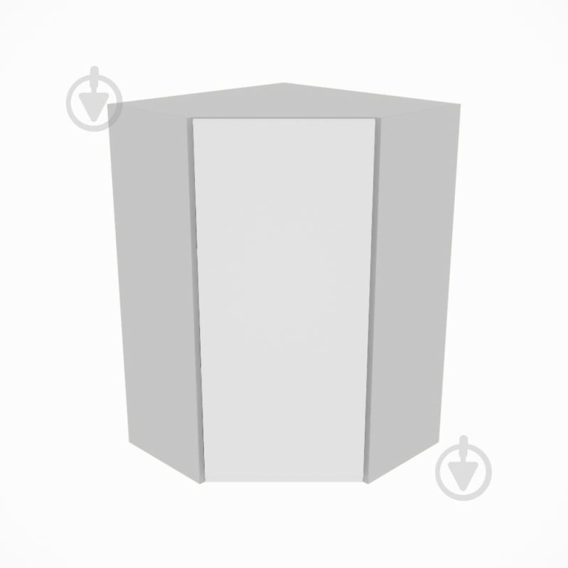 Шкаф Влада (60х60 (920)левая) белый шелк/пепельный Світ Меблів - фото 1 Шкаф Влада (60х60 (920)левая) белый шелк/пепельный Світ Меблів - фото 1