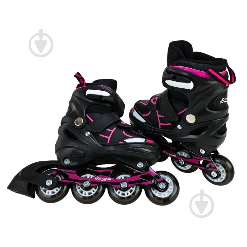 Роликовые коньки Shantou Extreme Motion L RL25429 р. 38-41 черный - фото 4
