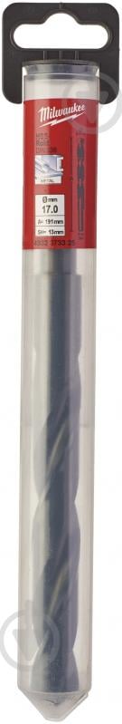 Свердло по металу Milwaukee HSS-R DIN338 17х184 мм 1 шт. 4932373325 - фото 2