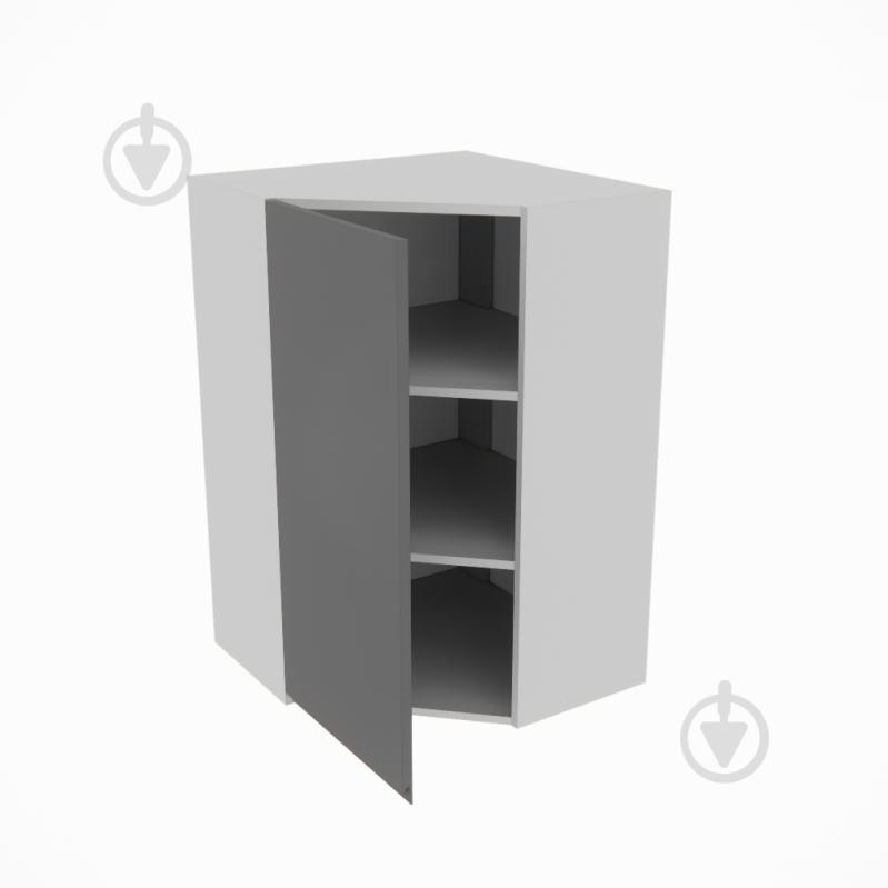 Шкаф Влада (60х60 (920)левая) графит/пепельный Світ Меблів - фото 2