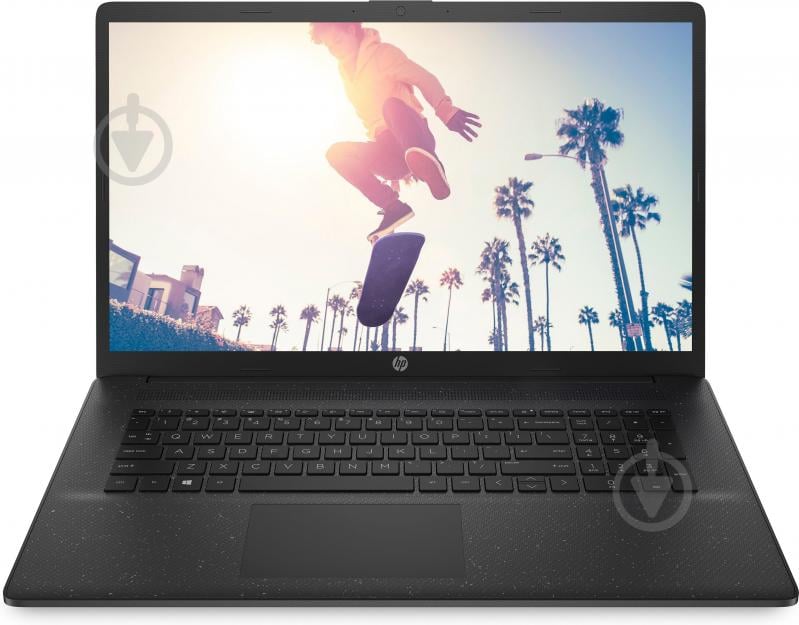 Ноутбук HP 17-cn0015ua 17,3 (4F791EA) black - фото 1