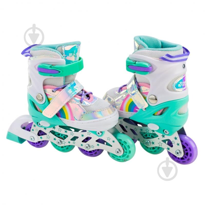 Роликовые коньки Shantou Extreme Motion L RL25432 р. 38-41 в ассортименте - фото 3